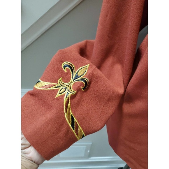 VTG Bob Mackie Solid Polyester Long Sleeve Buttons Front Jacket Blazer Size 1X - Picture 4 of 11